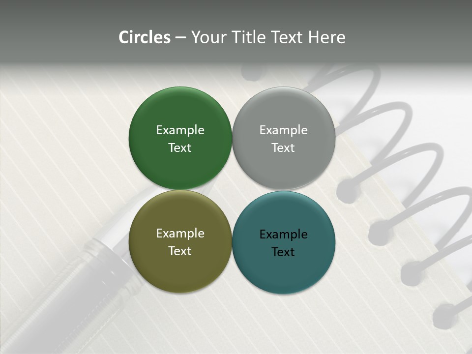 Guide Line Binder PowerPoint Template