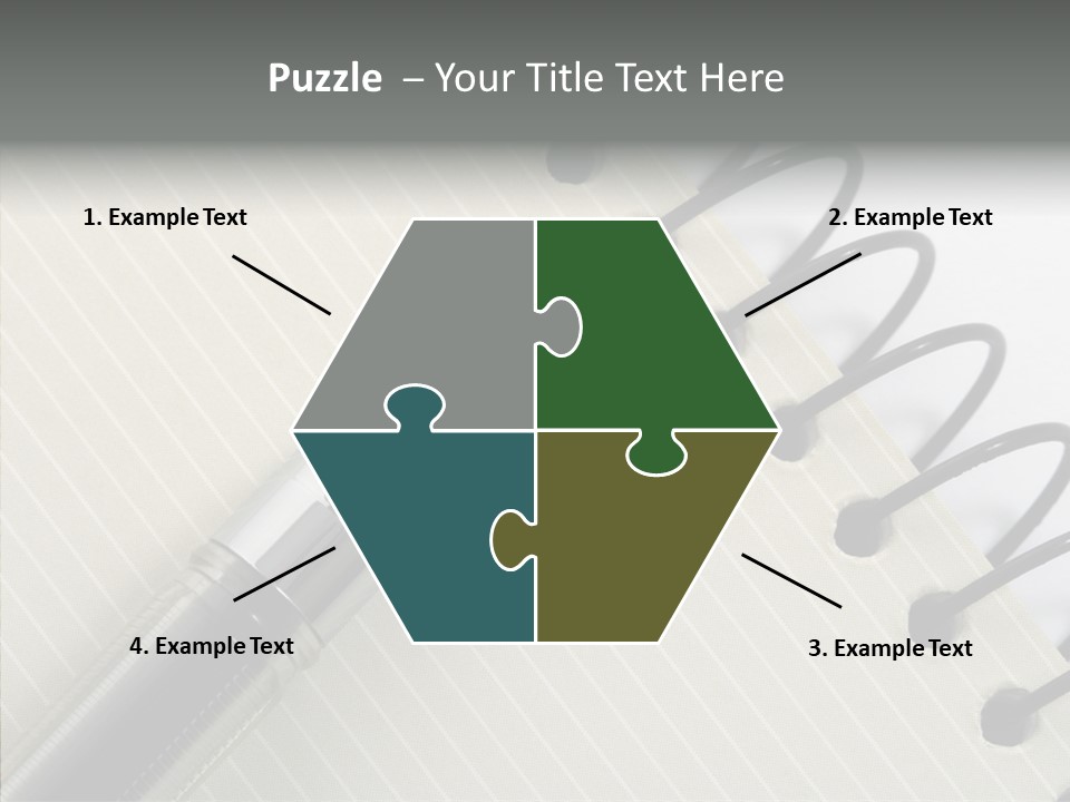 Guide Line Binder PowerPoint Template