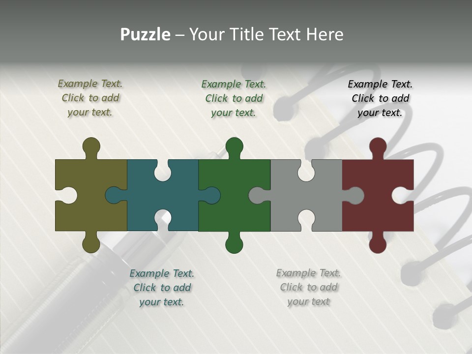 Guide Line Binder PowerPoint Template