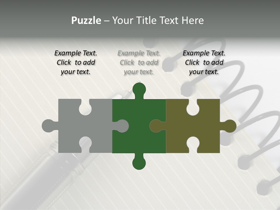 Guide Line Binder PowerPoint Template