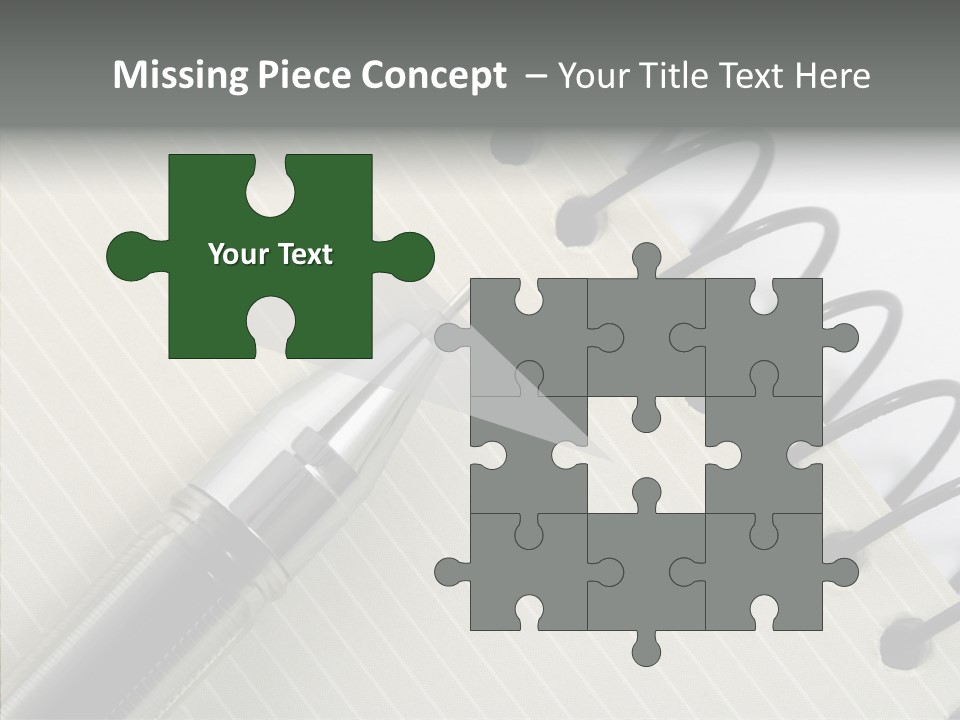 Guide Line Binder PowerPoint Template