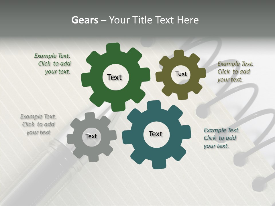 Guide Line Binder PowerPoint Template