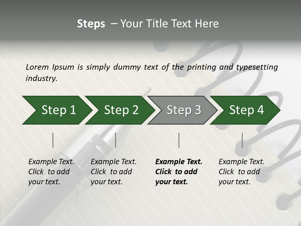 Guide Line Binder PowerPoint Template