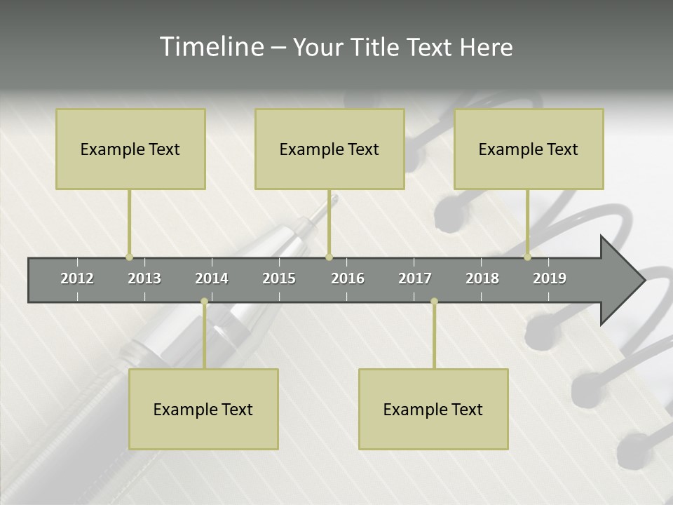 Guide Line Binder PowerPoint Template