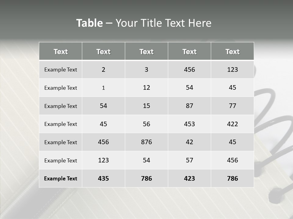 Guide Line Binder PowerPoint Template