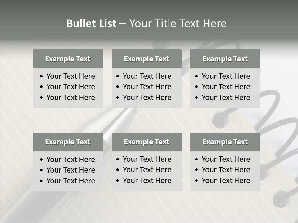 Guide Line Binder PowerPoint Template