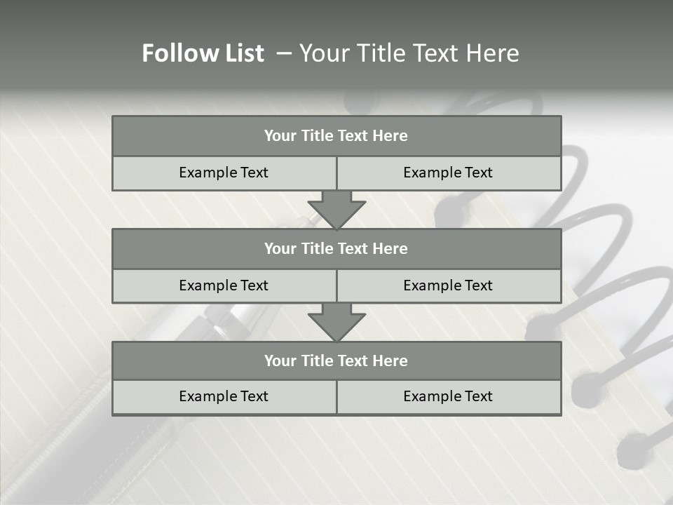 Guide Line Binder PowerPoint Template