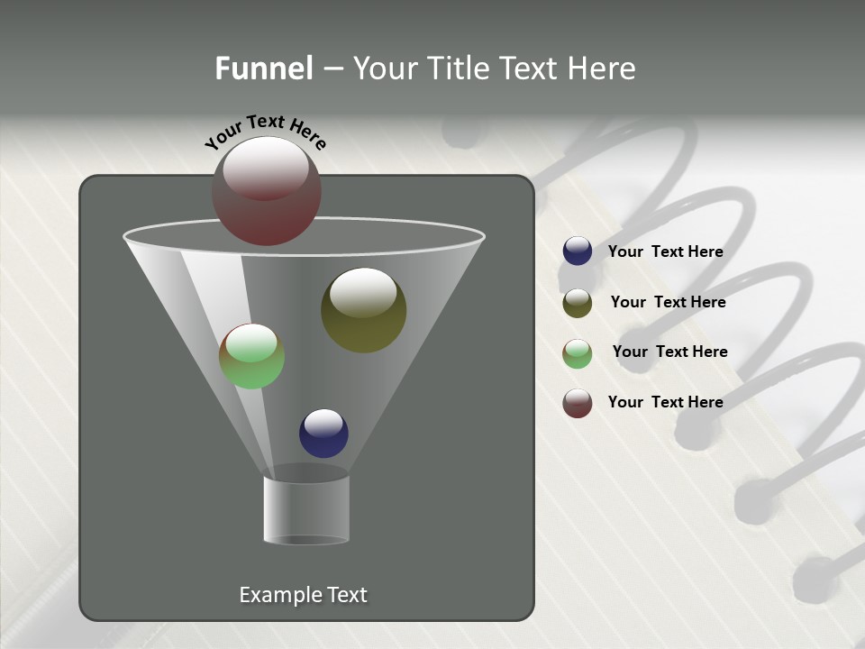 Guide Line Binder PowerPoint Template