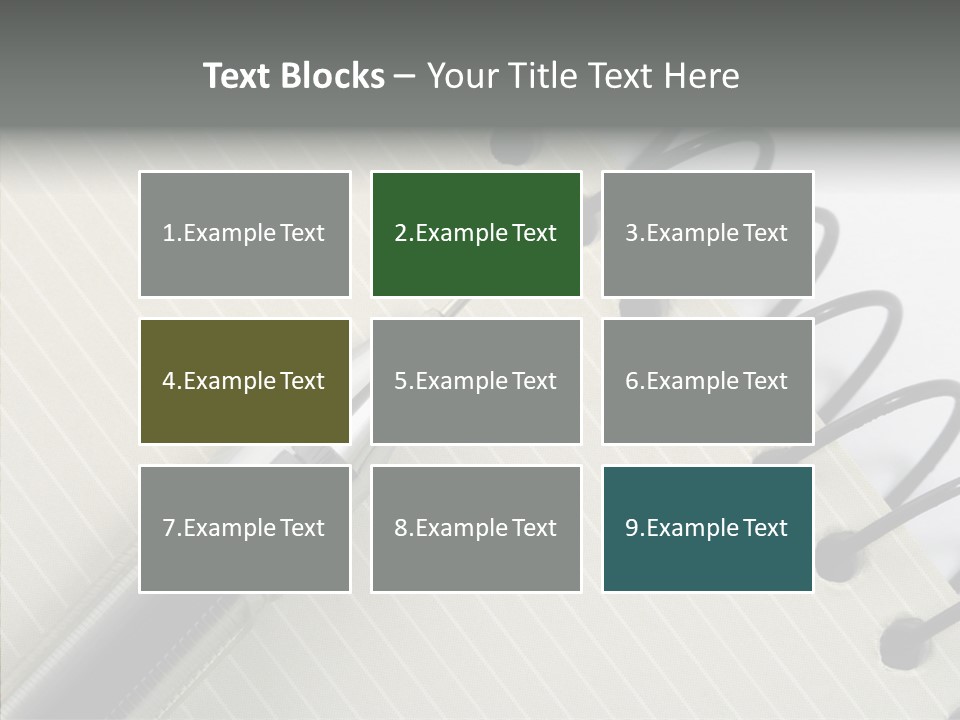 Guide Line Binder PowerPoint Template