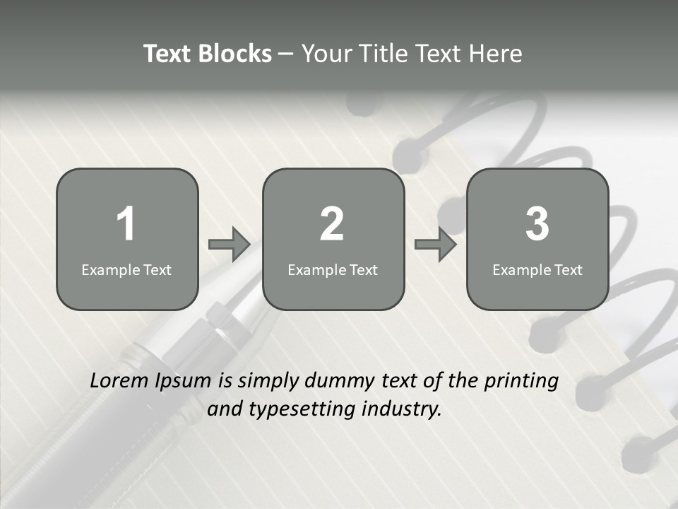 Guide Line Binder PowerPoint Template
