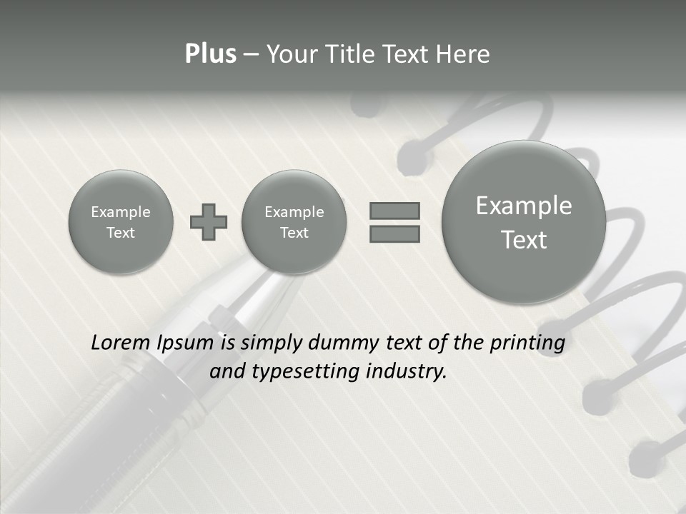 Guide Line Binder PowerPoint Template