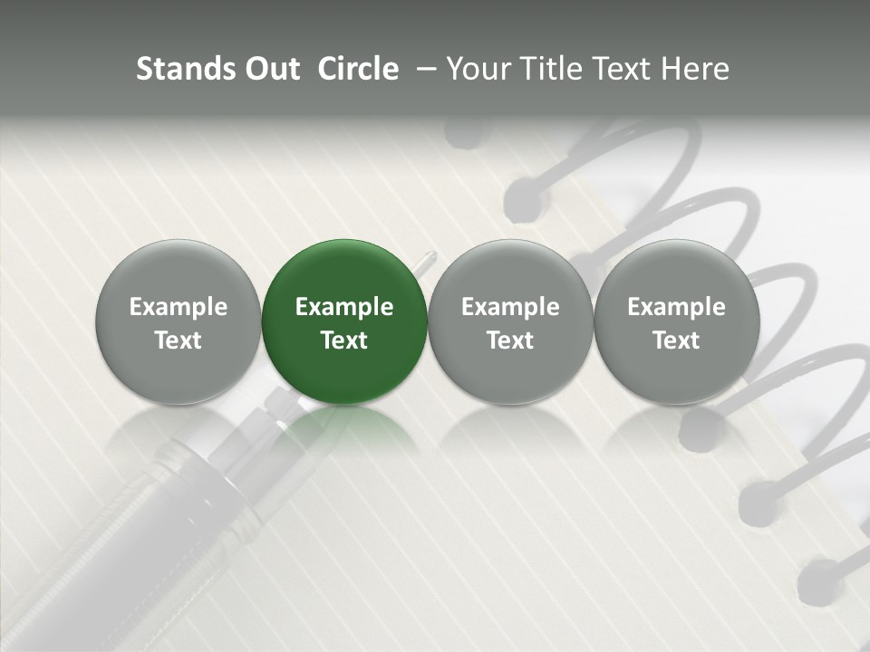 Guide Line Binder PowerPoint Template