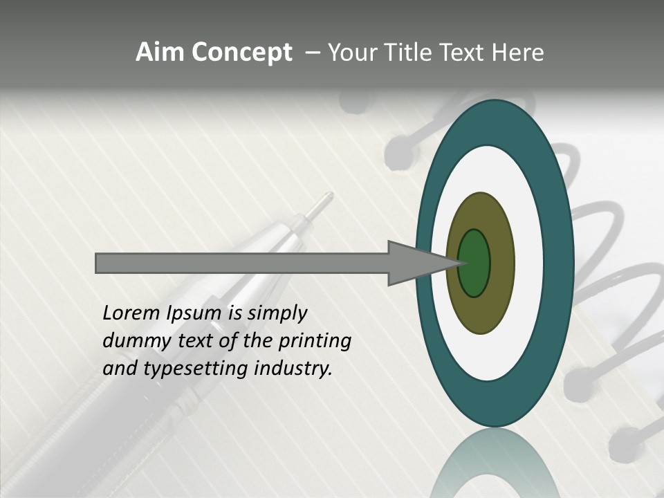 Guide Line Binder PowerPoint Template