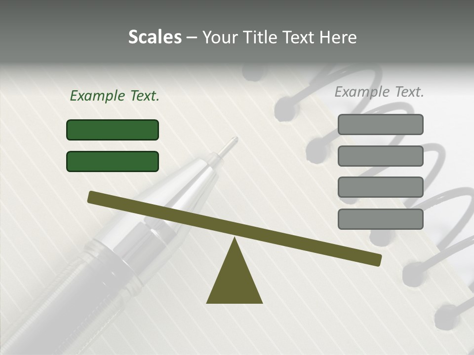 Guide Line Binder PowerPoint Template