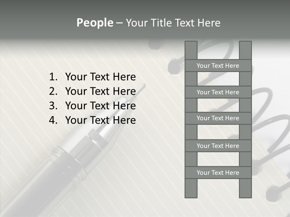Guide Line Binder PowerPoint Template