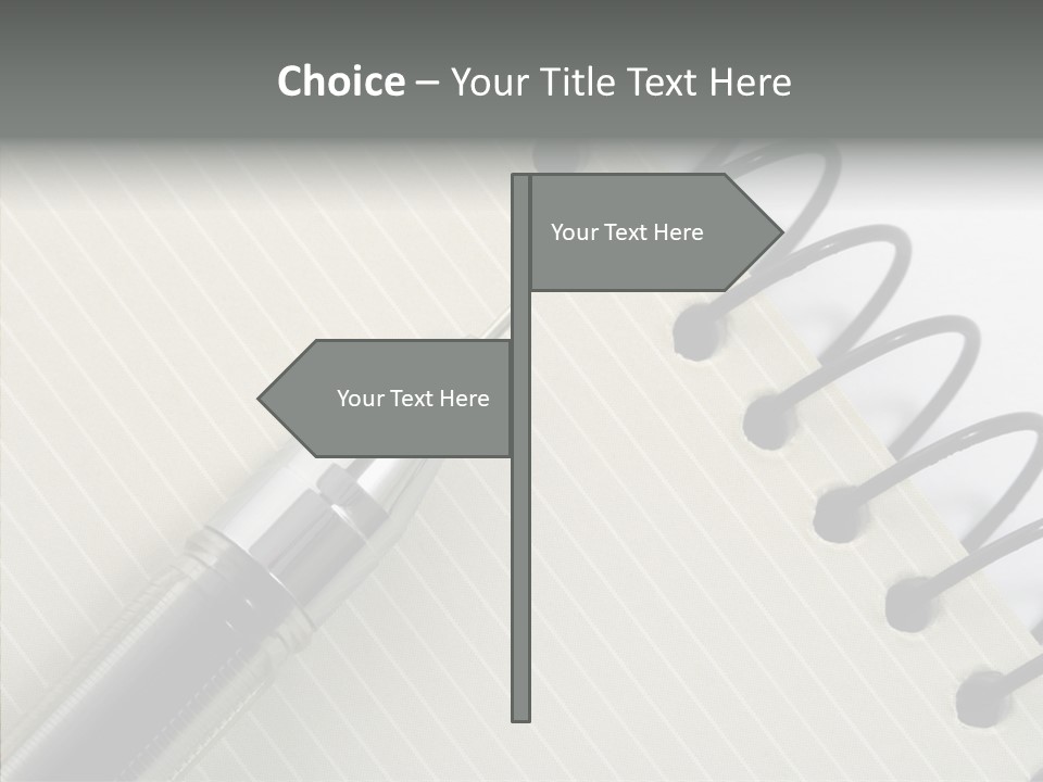 Guide Line Binder PowerPoint Template