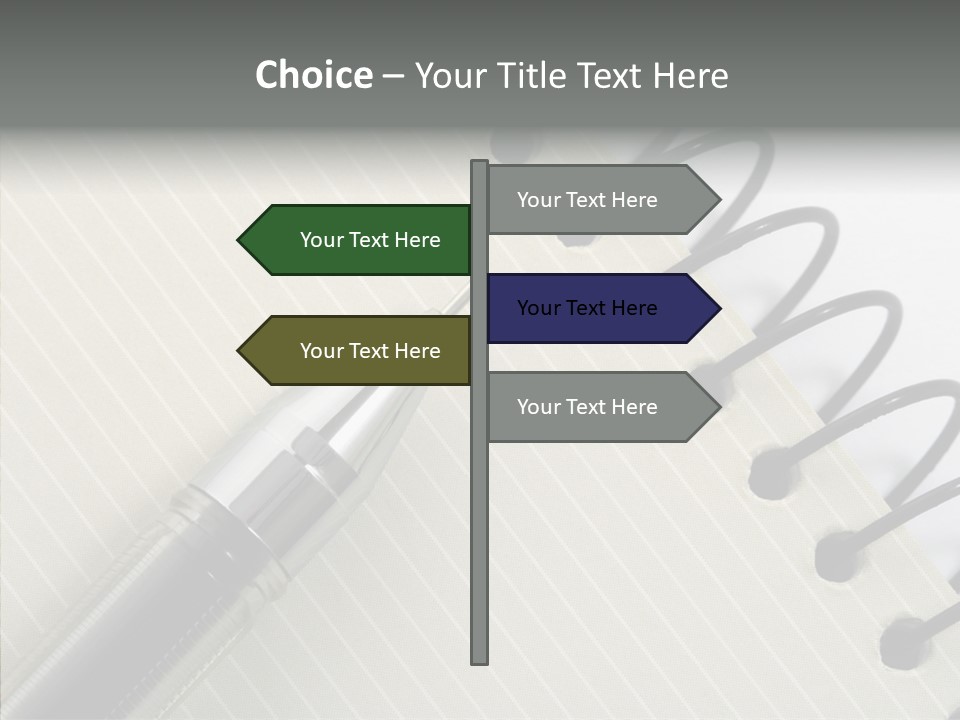 Guide Line Binder PowerPoint Template