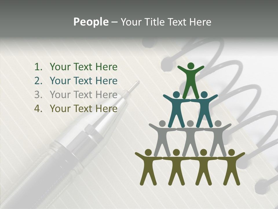 Guide Line Binder PowerPoint Template