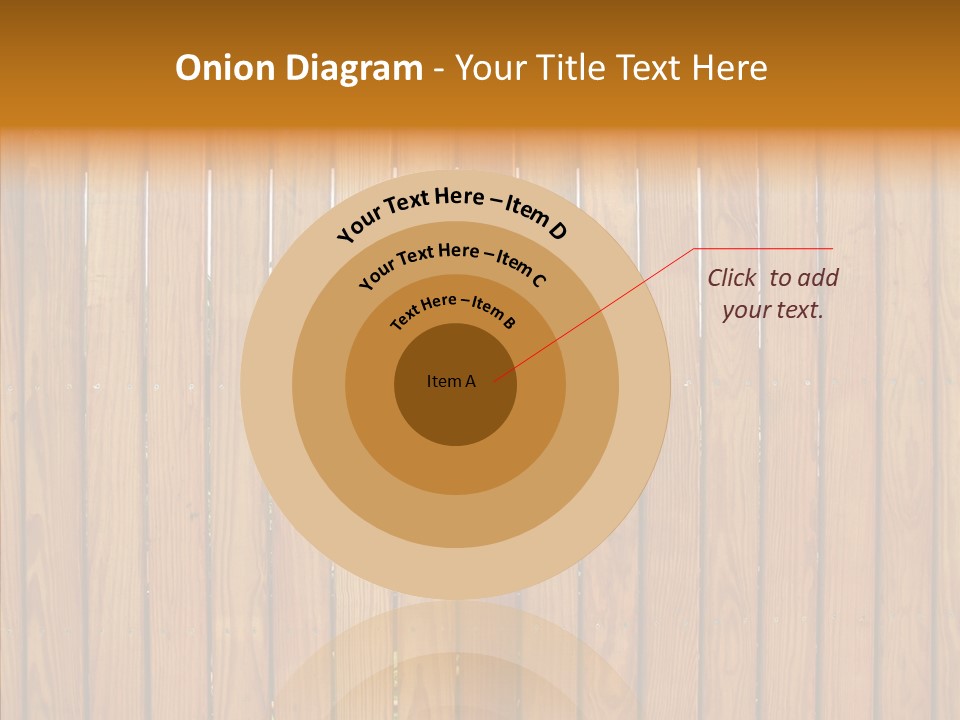 Vertical Timber Fence PowerPoint Template