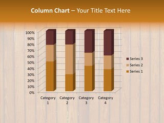 Vertical Timber Fence PowerPoint Template