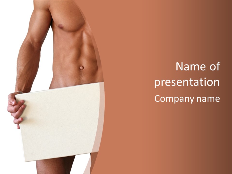 Healthy Background Strong PowerPoint Template