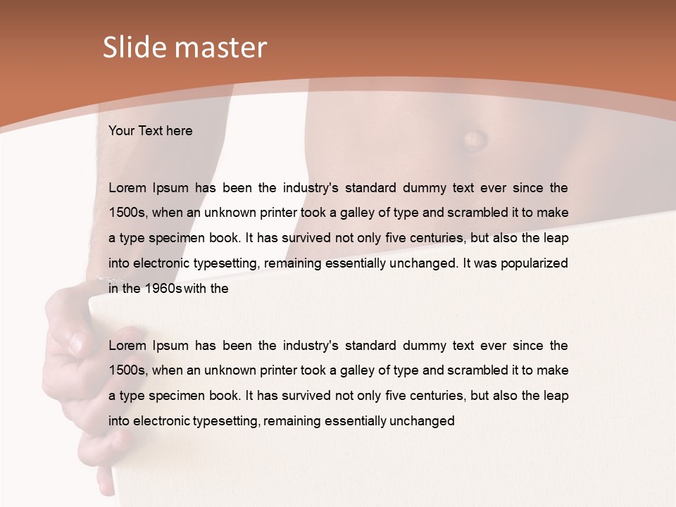 Healthy Background Strong PowerPoint Template