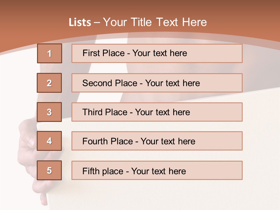 Healthy Background Strong PowerPoint Template
