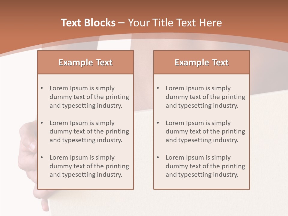 Healthy Background Strong PowerPoint Template