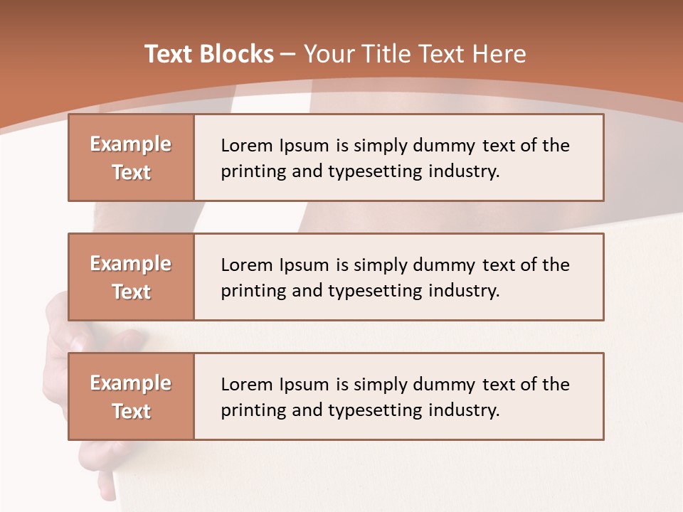 Healthy Background Strong PowerPoint Template
