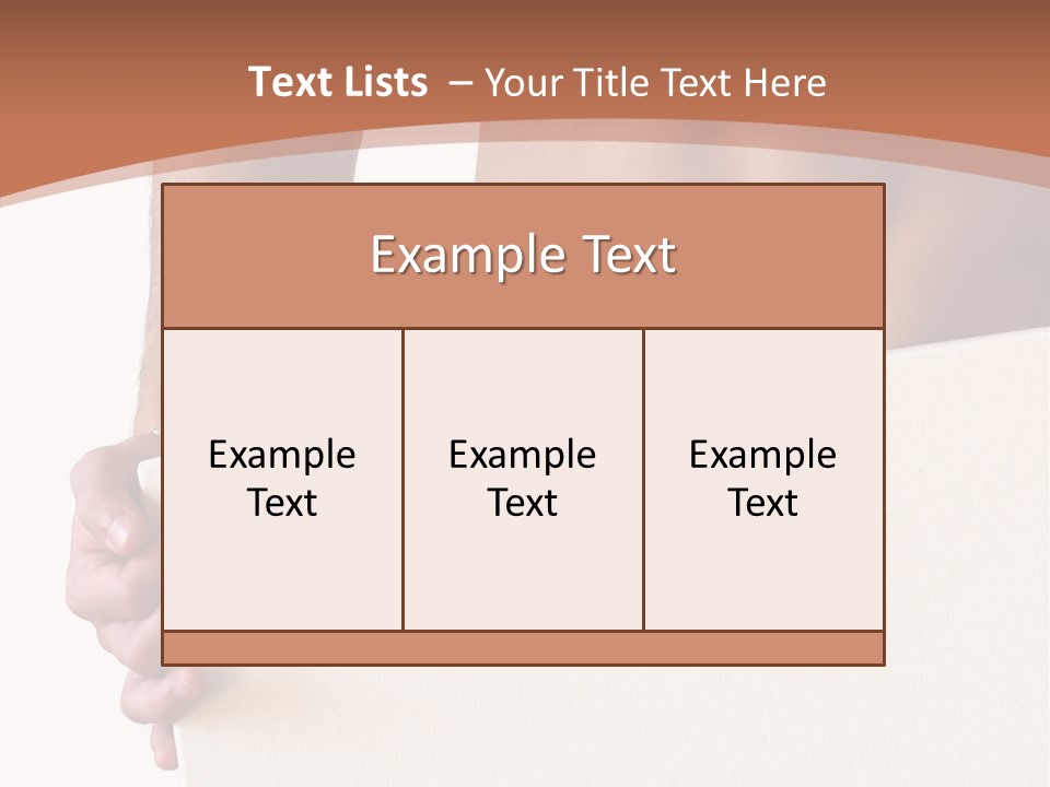 Healthy Background Strong PowerPoint Template