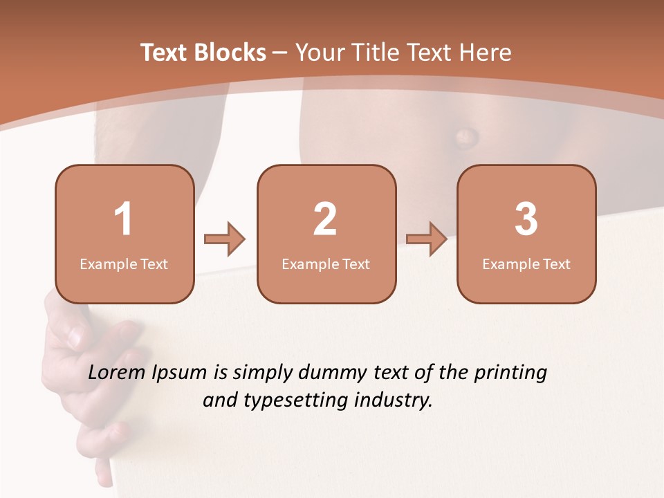 Healthy Background Strong PowerPoint Template