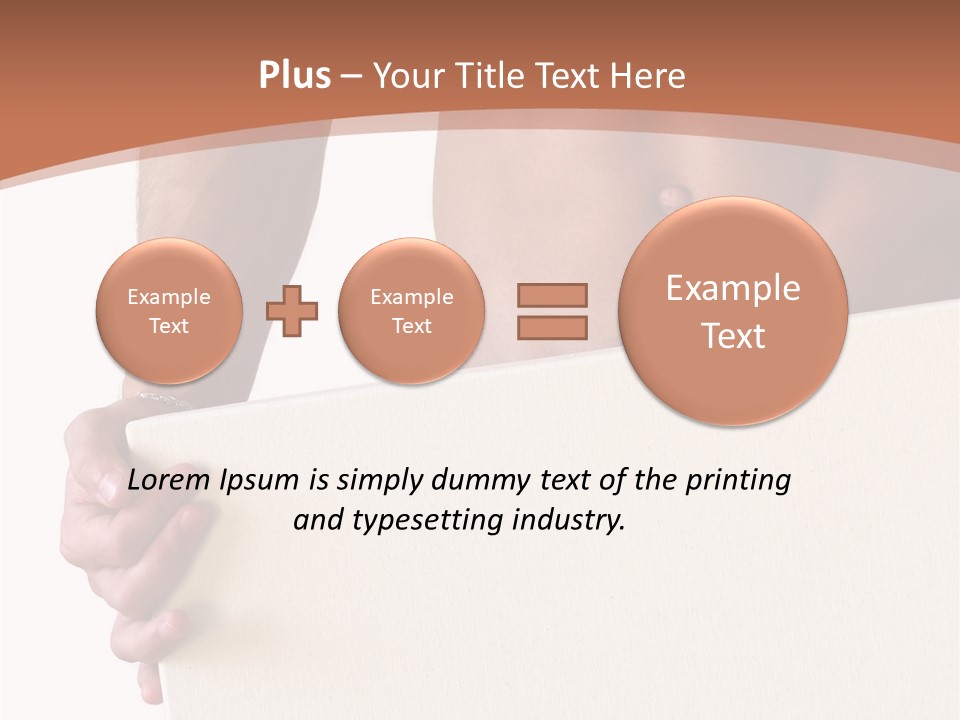 Healthy Background Strong PowerPoint Template