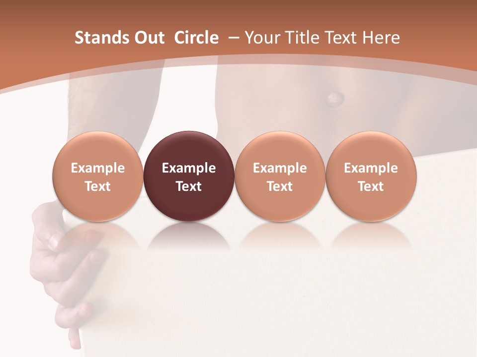 Healthy Background Strong PowerPoint Template