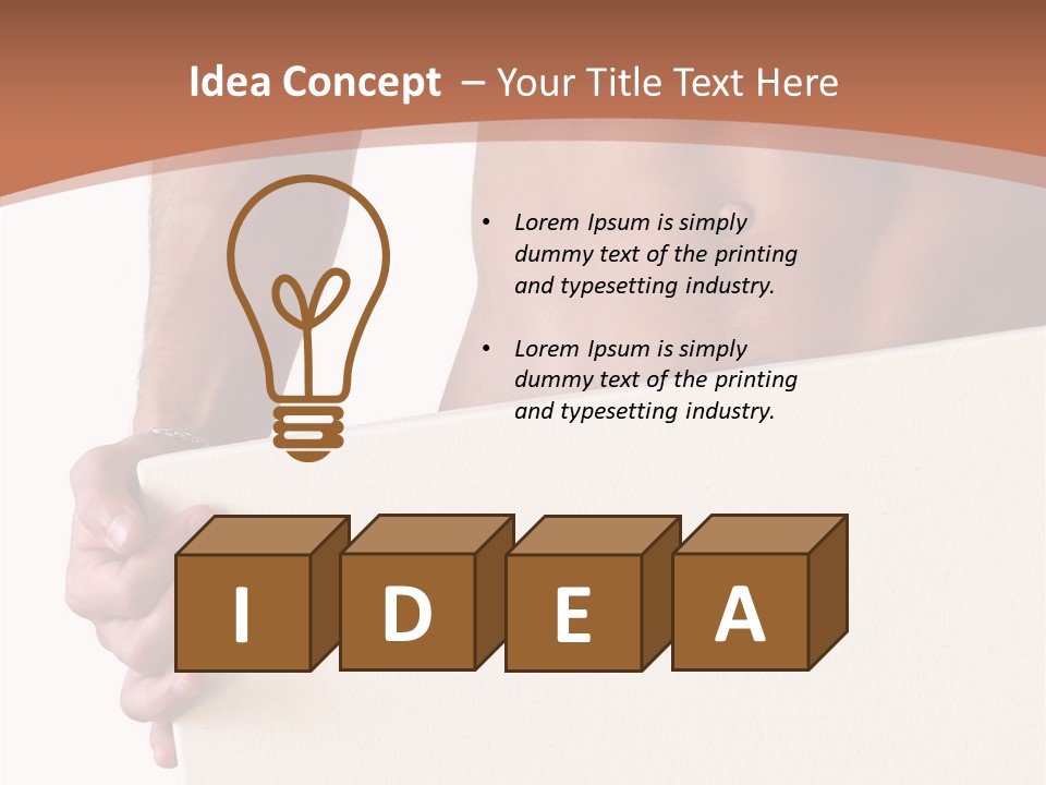 Healthy Background Strong PowerPoint Template