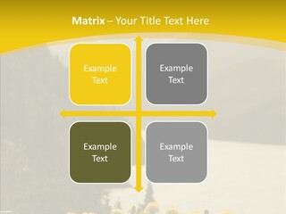 Green Focus Bokeh PowerPoint Template