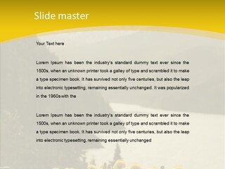 Green Focus Bokeh PowerPoint Template