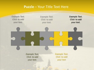 Green Focus Bokeh PowerPoint Template