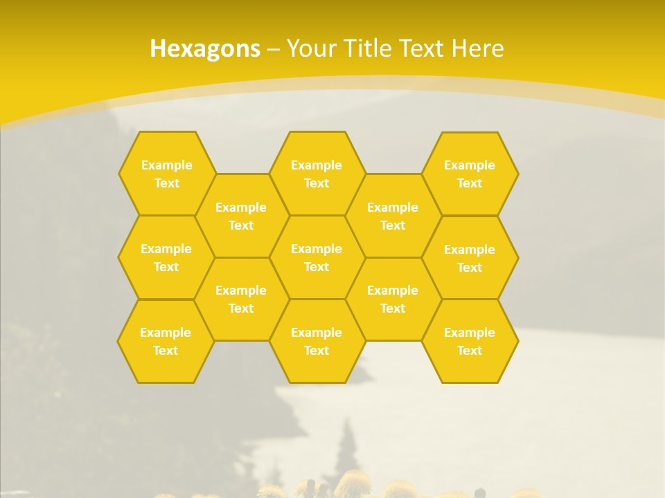 Green Focus Bokeh PowerPoint Template