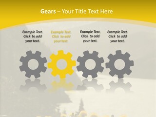 Green Focus Bokeh PowerPoint Template
