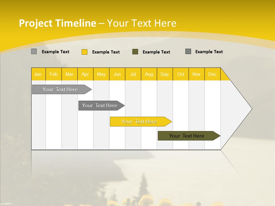 Green Focus Bokeh PowerPoint Template