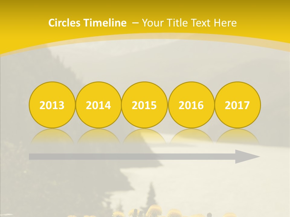 Green Focus Bokeh PowerPoint Template