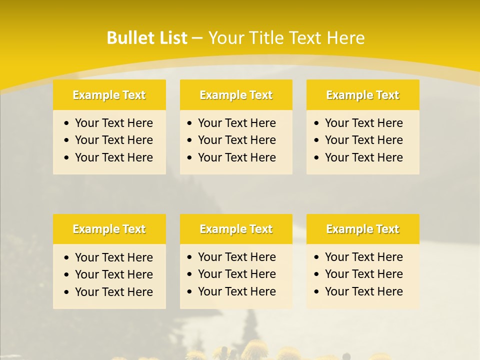 Green Focus Bokeh PowerPoint Template