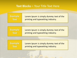 Green Focus Bokeh PowerPoint Template