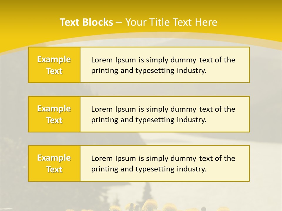 Green Focus Bokeh PowerPoint Template
