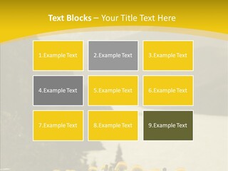 Green Focus Bokeh PowerPoint Template