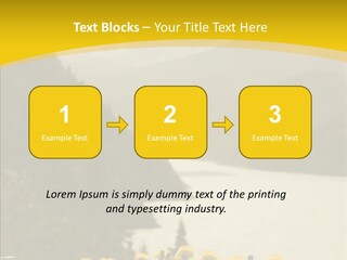 Green Focus Bokeh PowerPoint Template