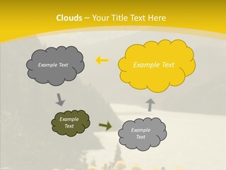 Green Focus Bokeh PowerPoint Template