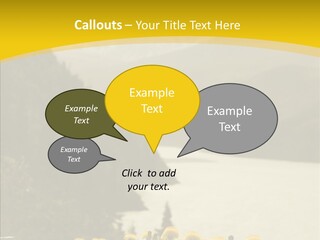 Green Focus Bokeh PowerPoint Template