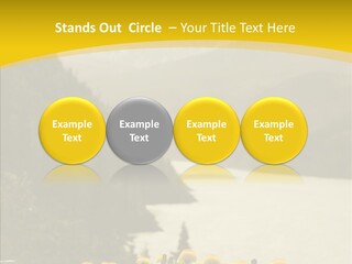 Green Focus Bokeh PowerPoint Template