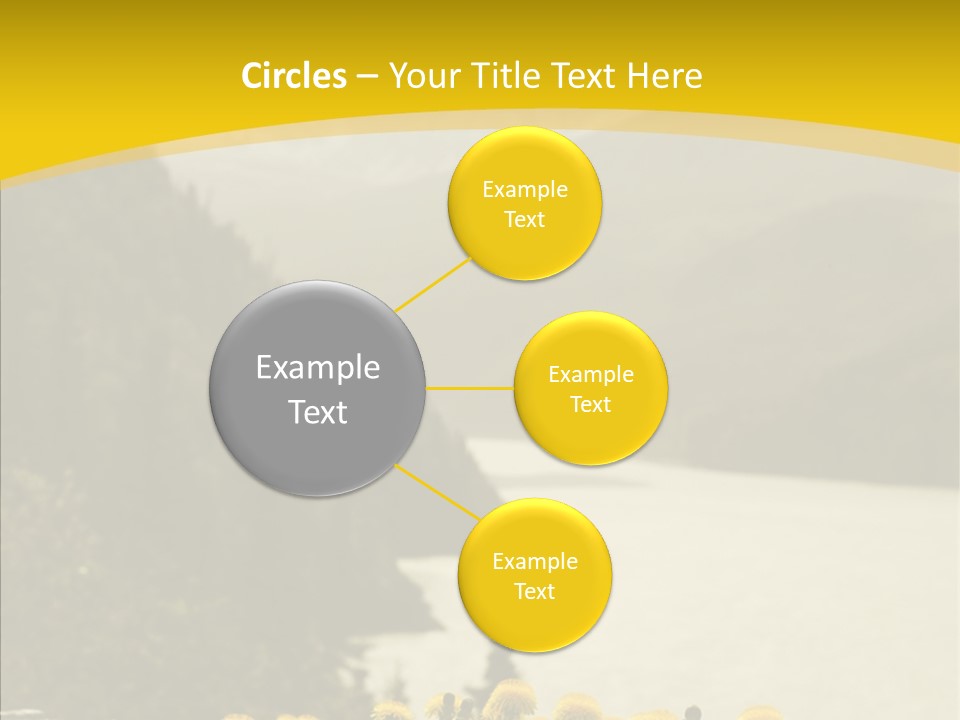 Green Focus Bokeh PowerPoint Template